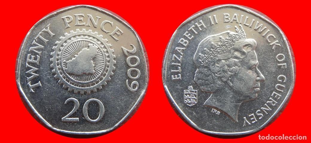 Monedas antiguas de Europa: 20 PENIQUES PENCE 2009 GUERNESEY-155098