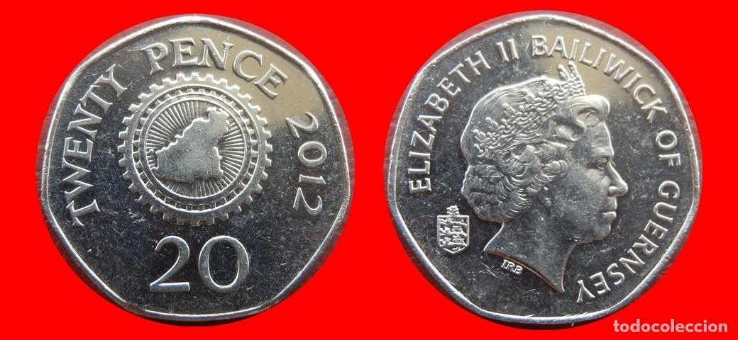 Monedas antiguas de Europa: 20 PENIQUES PENCE 2012 GUERNESEY-155099