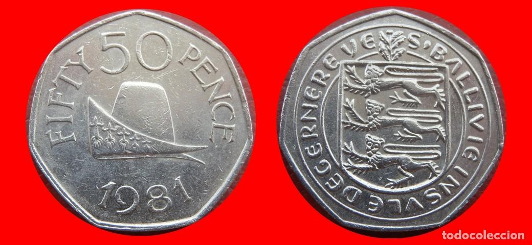 Monedas antiguas de Europa: 50 PENIQUES PENCE 1981 GUERNESEY-155102