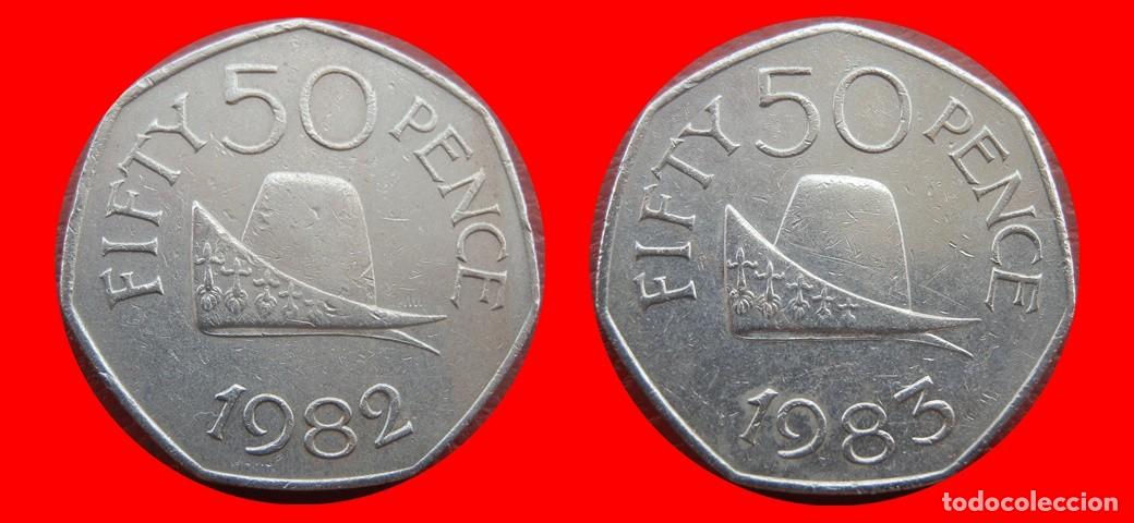 Monedas antiguas de Europa: 50 PENIQUES PENCE 1983 GUERNESEY-155104