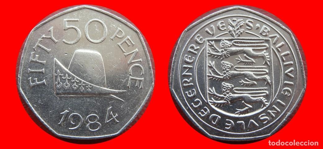Monedas antiguas de Europa: 50 PENIQUES PENCE 1984 GUERNESEY-155105