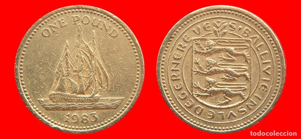 Monedas antiguas de Europa: 1 LIBRA POUND 1983 GUERNESEY-155108