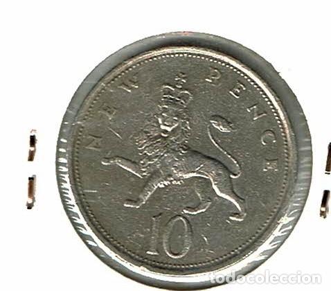 Monedas antiguas de Europa: REINO UNIDO 10 PENCE 1976 GRAN BRETA&Ntilde;A DIEZ PENIQUES INGLATERRA - NEW PENCE