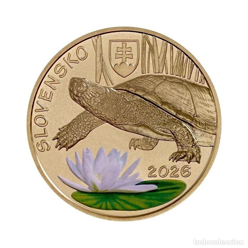 Monedas antiguas de Europa: ESLOVAQUIA 5 euro 2026 - TORTUGA