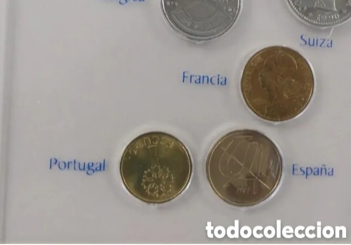Monedas antiguas de Europa: Colecci&oacute;n monedas enmarcadas - Foto 4