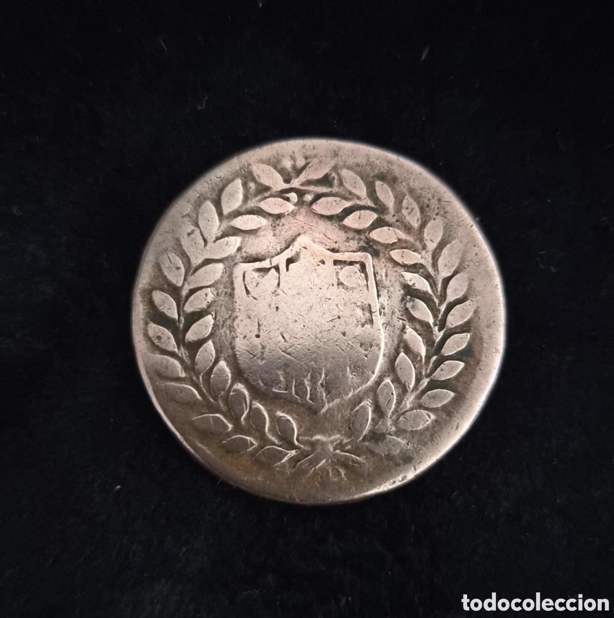 Monedas antiguas de Europa: Moneda 5 tornesi acu&ntilde;ada en 1798 durante el reinado de Fernando IV de Borb&oacute;n en el Reino de N&aacute;poles