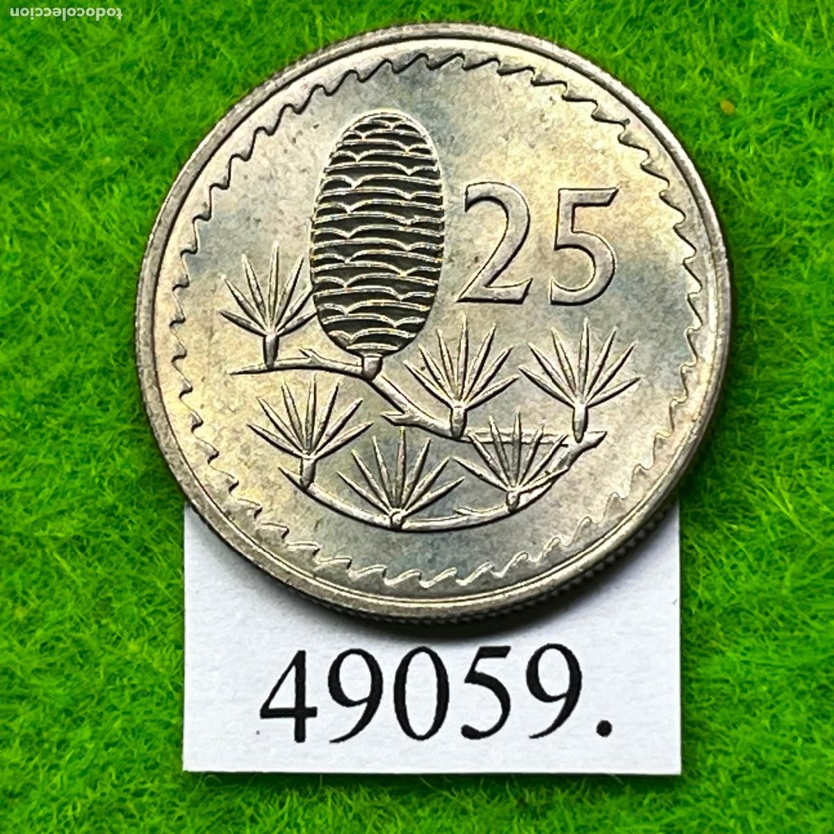 Monedas antiguas de Europa: Chipre 25 mils 1963 ...