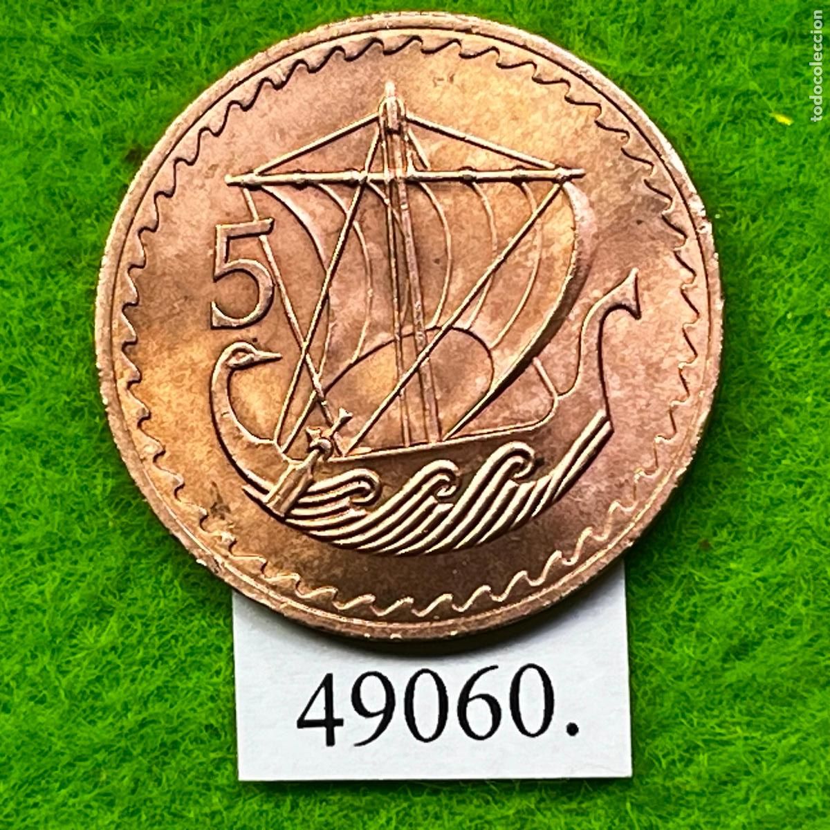 Monedas antiguas de Europa: Chipre 5 mils 1963 ...
