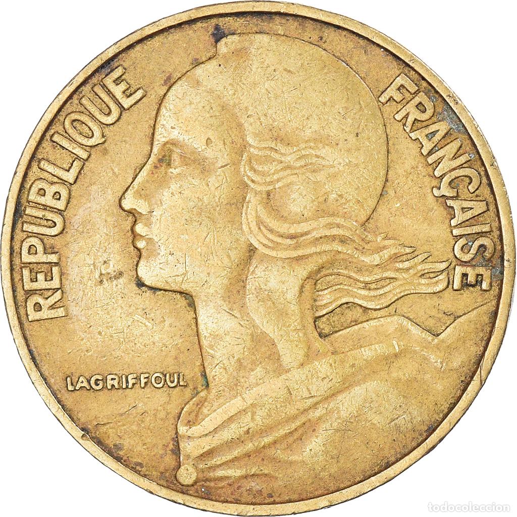 Monedas antiguas de Europa: [#1090845] Moneda, Francia, 20 Centimes, 1964