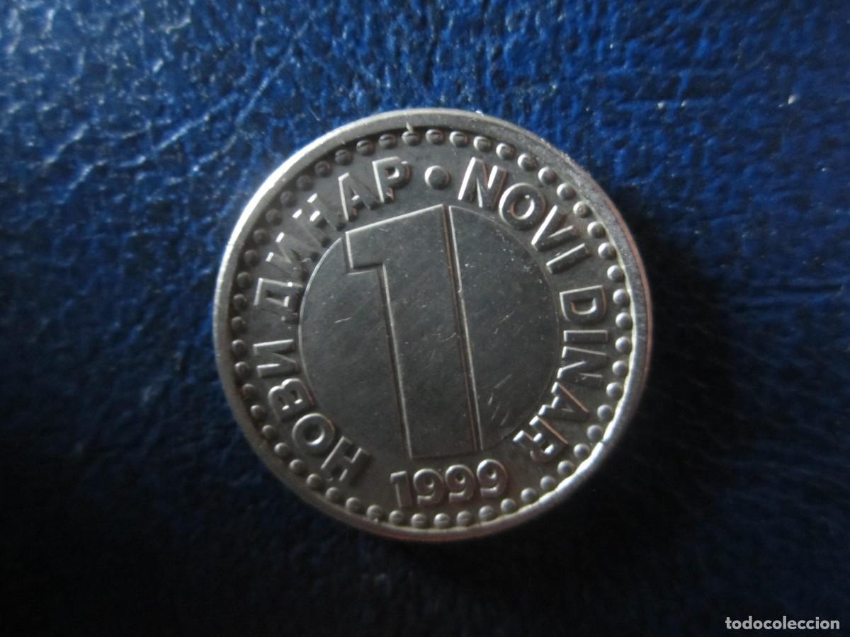 Monedas antiguas de Europa: Yugoslavia 1 Novi Dinar 1999