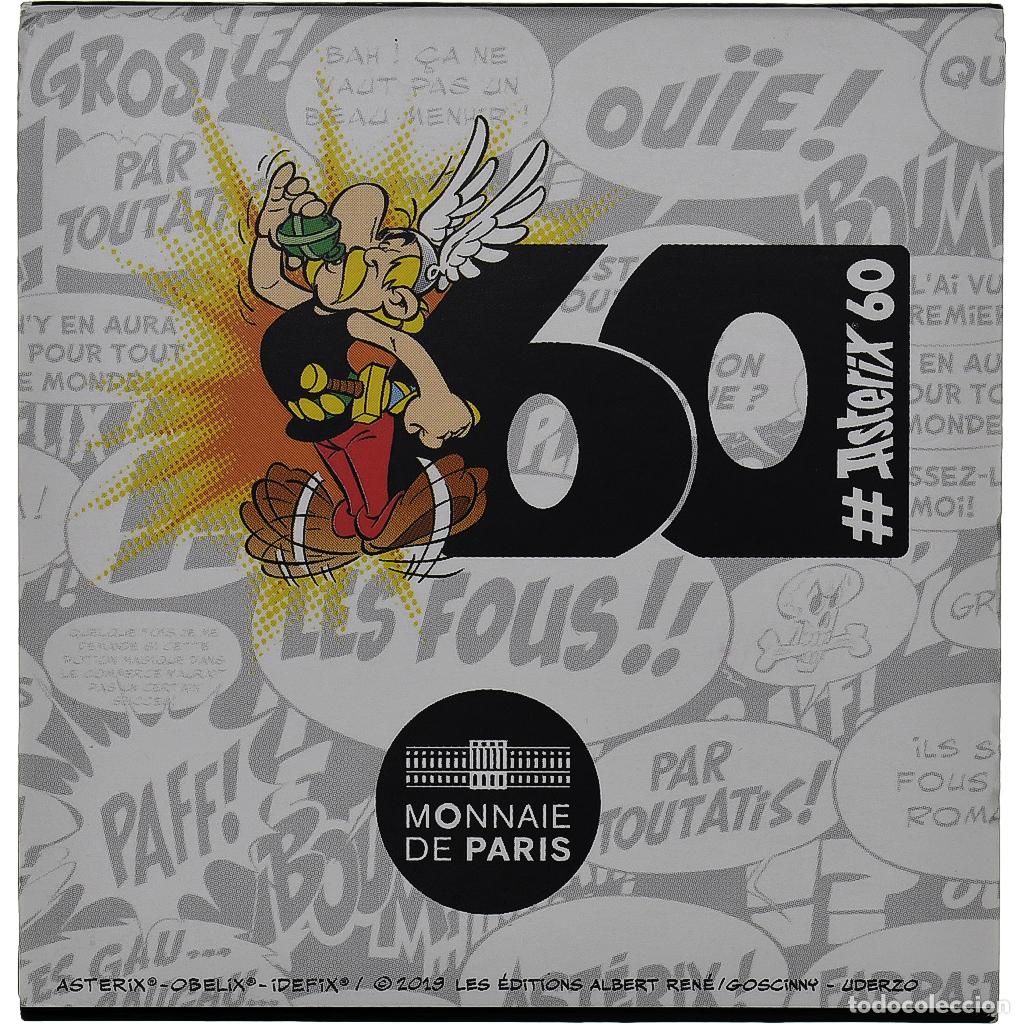Monedas antiguas de Europa: [#1510253] Francia, 10 Euro, 60 ans d'Ast&eacute;rix, Id&eacute;fix, Prueba, 2019, Monnaie de Paris
