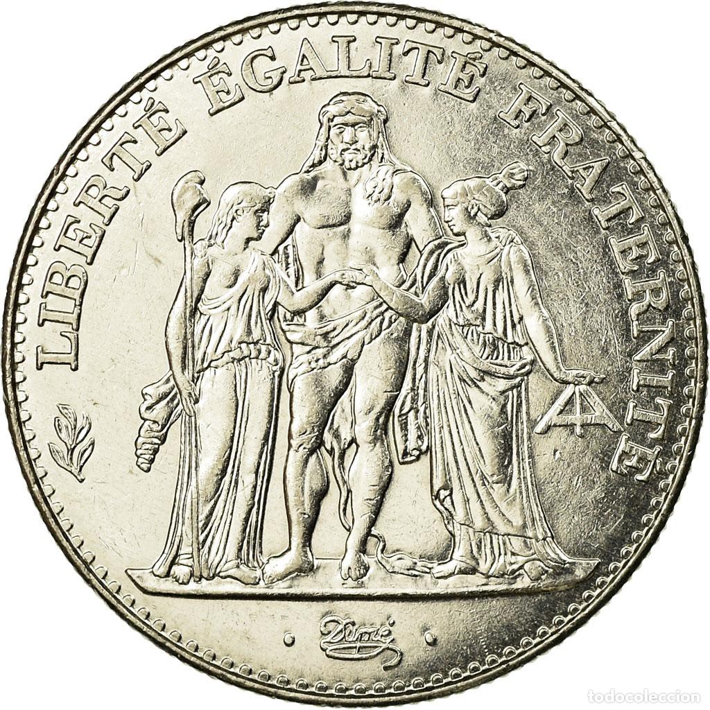 Monedas antiguas de Europa: [#727630] Moneda, Francia, Hercule, 5 Francs, 1996, Paris, MBC, N&iacute;quel, KM:1155