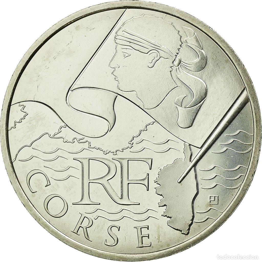 Monedas antiguas de Europa: [#730623] Francia, 10 Euro, Corse, 2010, SC, Plata, KM:1658