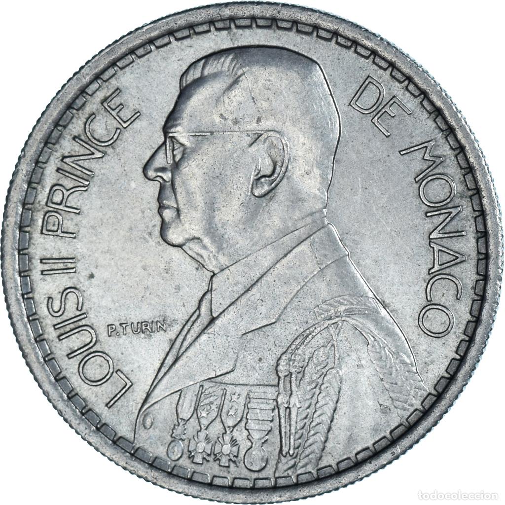 Monedas antiguas de Europa: [#1143880] Moneda, M&oacute;naco, 10 Francs, 1946, MBC, Cobre - n&iacute;quel, KM:123, Gadoury:MC136