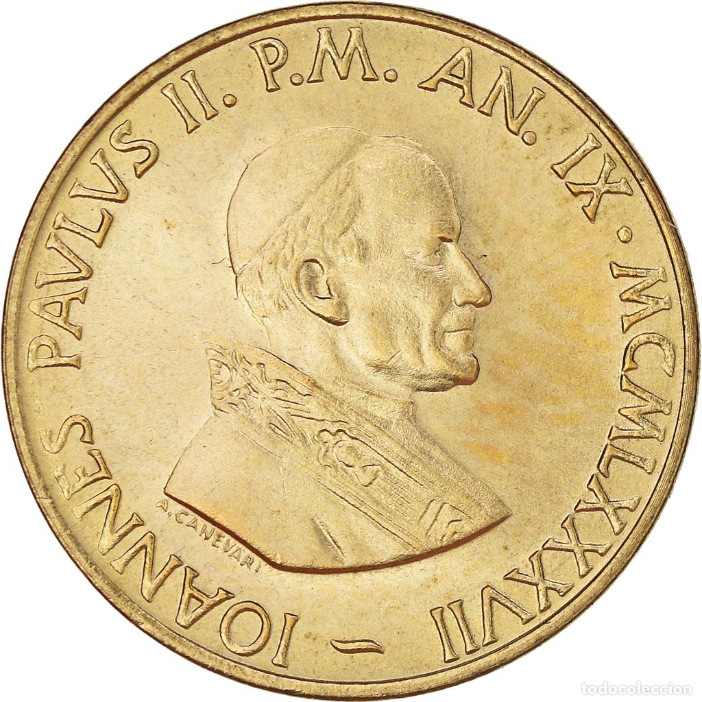 Old Coins of Europe: [#1035726] Moneda, CIUDAD DEL VATICANO, John Paul II, 20 Lire, 1987, FDC, Aluminio -