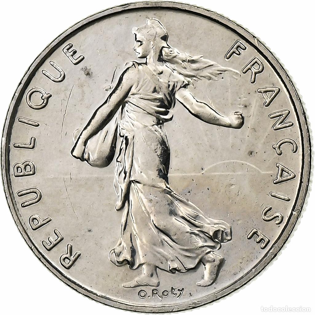 Monedas antiguas de Europa: [#1501643] Francia, 1/2 Franc, Semeuse, 2001, Paris, S&eacute;rie FDC.BU, N&iacute;quel, FDC