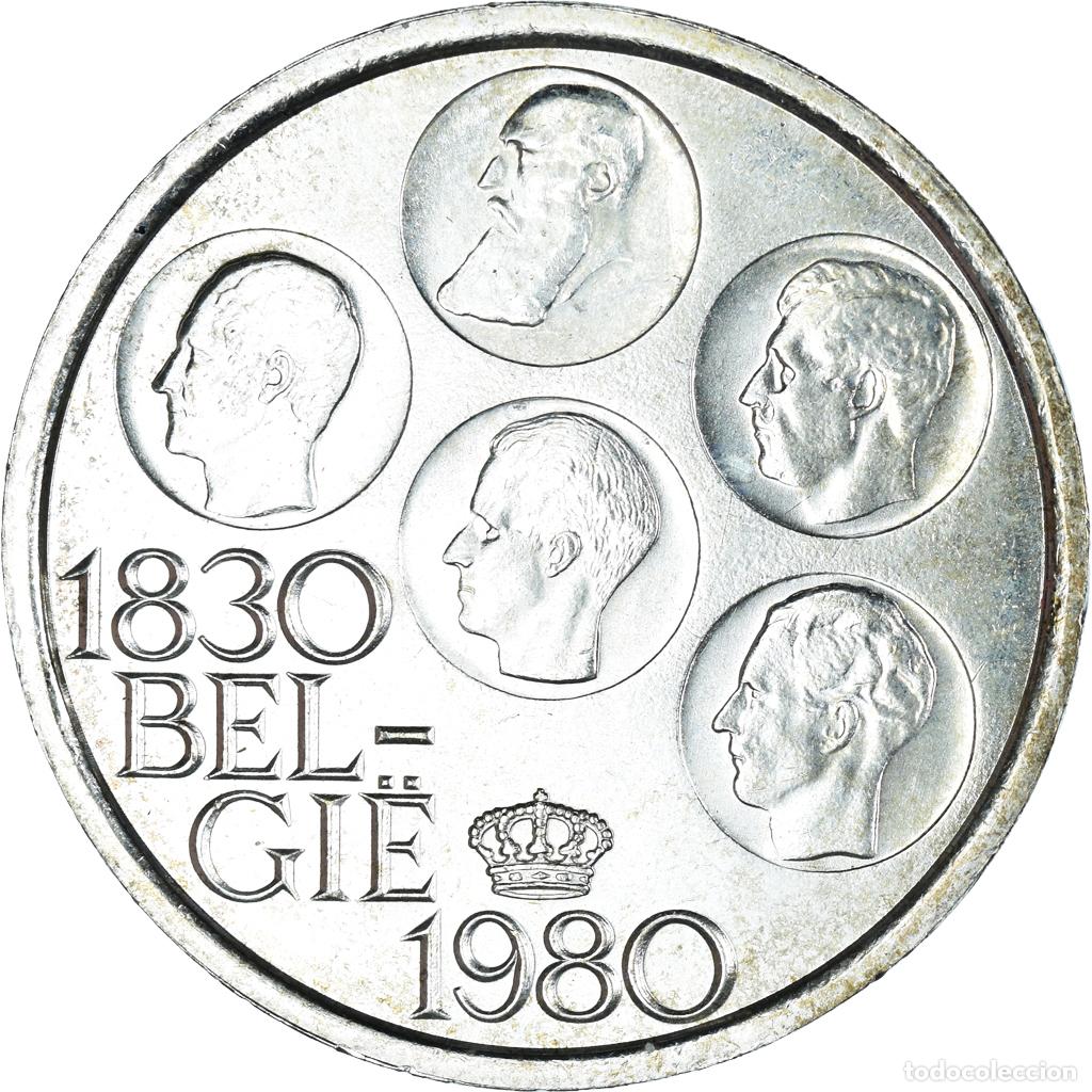 Monedas antiguas de Europa: [#1065170] Moneda, B&eacute;lgica, Baudouin I, 500 Francs, 1980, Brussels, EBC, Plata recubierta