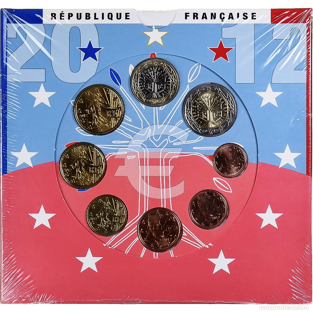 Monedas antiguas de Europa: [#1276773] Francia, Coffret 1c. &agrave; 2&euro;, BU, 2012, MDP, Sin informaci&oacute;n, FDC