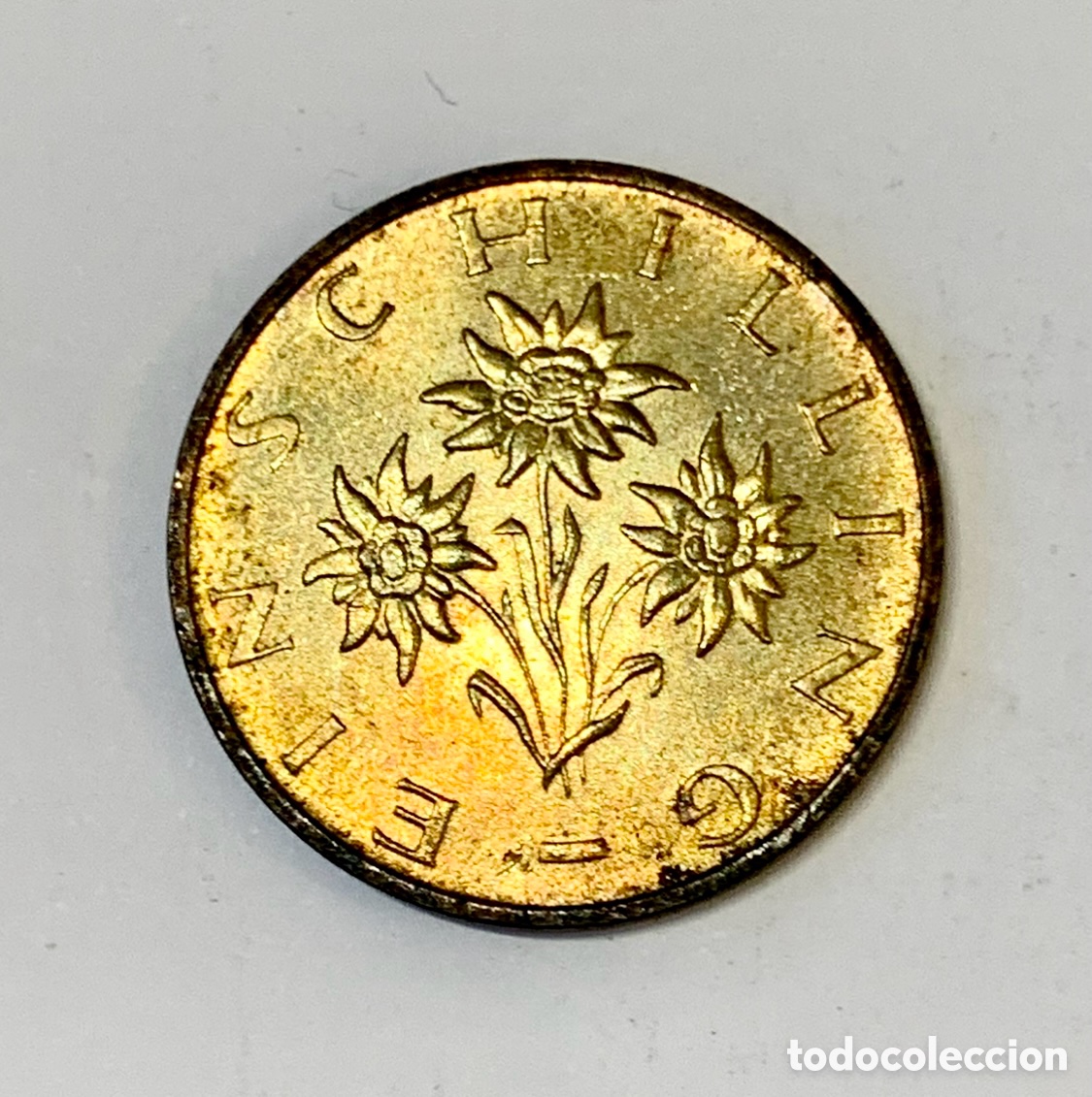 Monedas antiguas de Europa: Moneda. Republik Osterreich. 1 Schilling 1992.