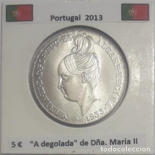 Monedas antiguas de Europa: 5 euros Portugal 2013 D. Maria II - Degolada cu/ni