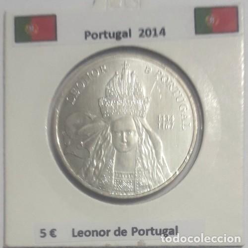Monedas antiguas de Europa: 5 euros Portugal 2014 D. Leonor de Portugal cu/ni