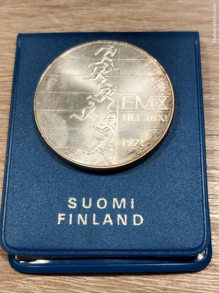 Moedas antigas da Europa: FAC MONEDA DE FINLANDIA 1971. 10 MARCOS. PLATA. VER FOTOS Y LEER DESCRIPCION COMPLETA