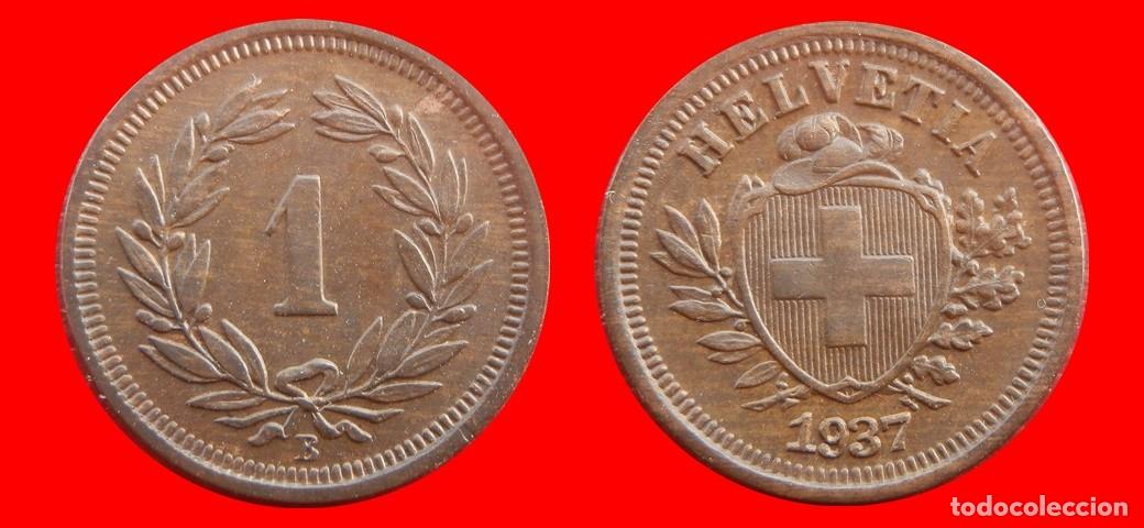 Monedas antiguas de Europa: 1 RAPPEN 1937 SUIZA-155112