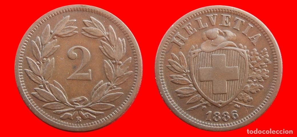 Monedas antiguas de Europa: 2 RAPPEN 1886 SUIZA-155115