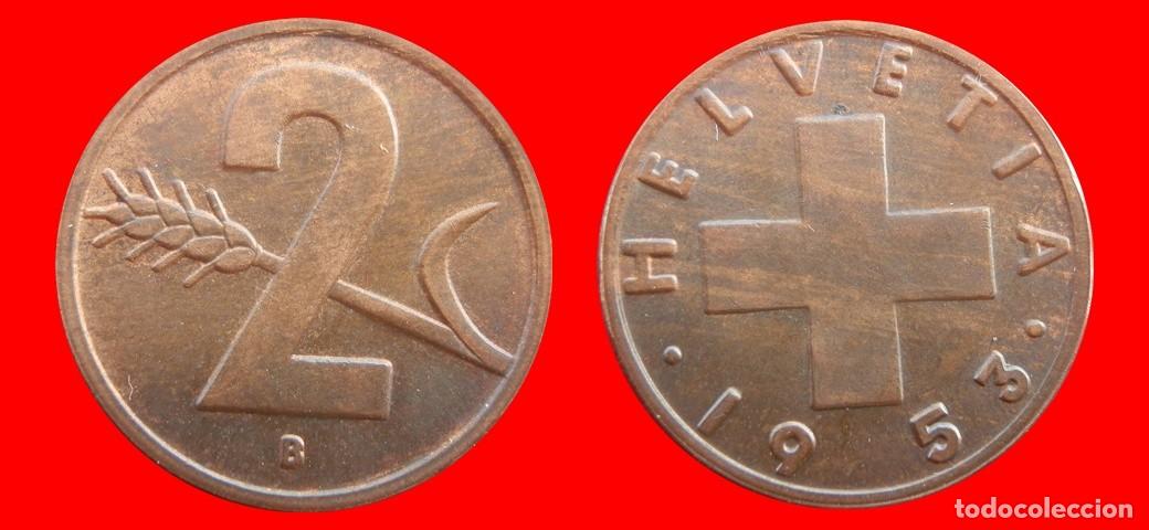 Monedas antiguas de Europa: 2 RAPPEN 1953 SUIZA-155117