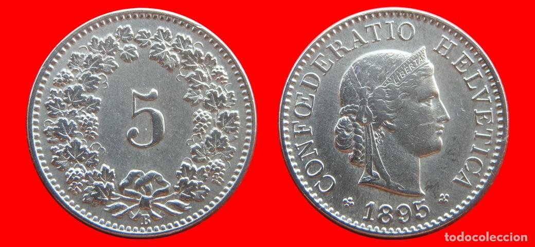 Monedas antiguas de Europa: 5 RAPPEN 1895 SUIZA-155128