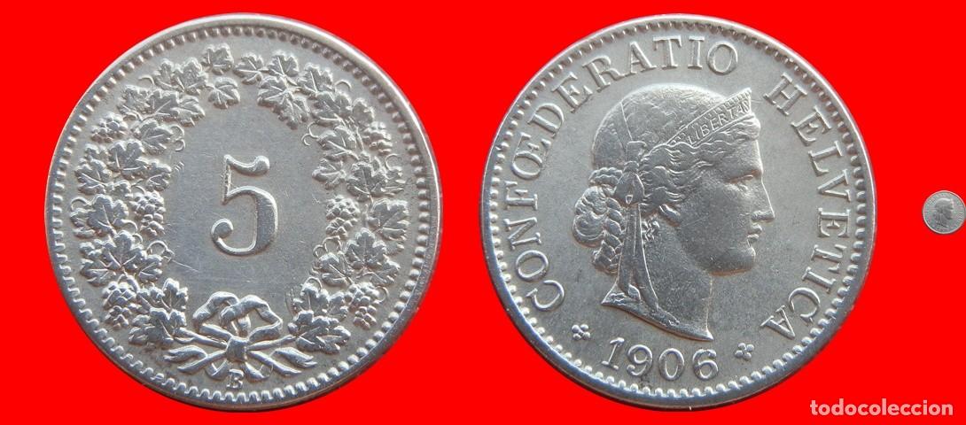 Monedas antiguas de Europa: 5 RAPPEN 1906 SUIZA-155132