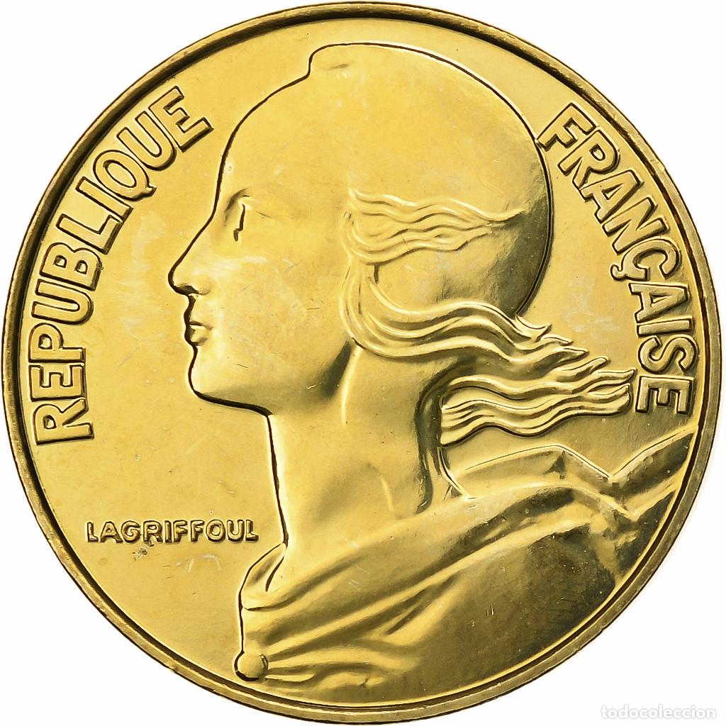 Monedas antiguas de Europa: [#197367] Francia, 20 Centimes, Marianne, 2001, Paris, Aluminio - bronce, FDC