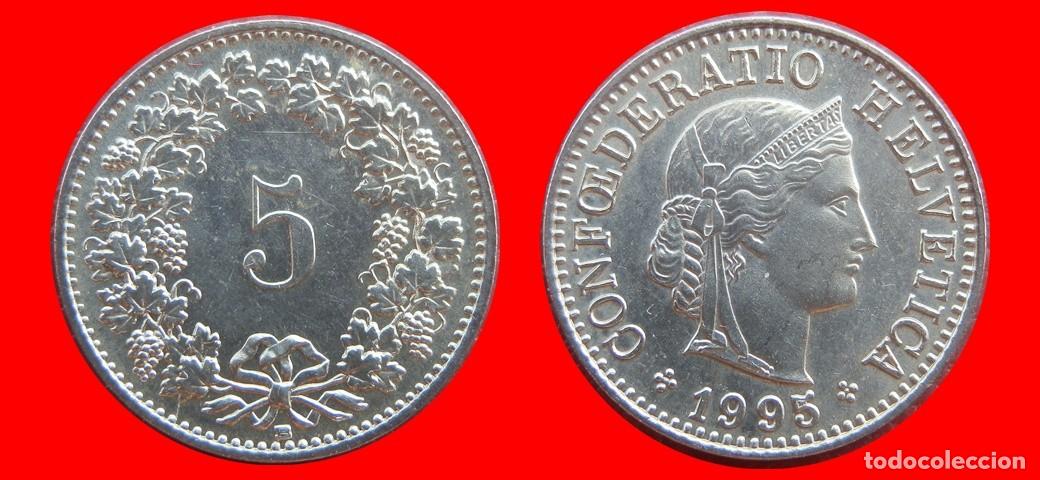 Monedas antiguas de Europa: 5 RAPPEN 1995 SUIZA-155138