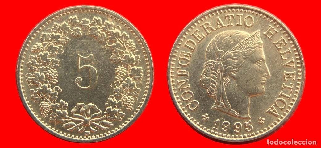 Monedas antiguas de Europa: 5 RAPPEN 1995 SUIZA-155138