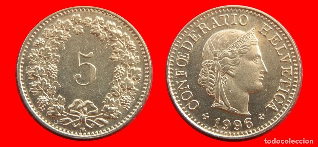 Monedas antiguas de Europa: 5 RAPPEN 1996 SUIZA-155139