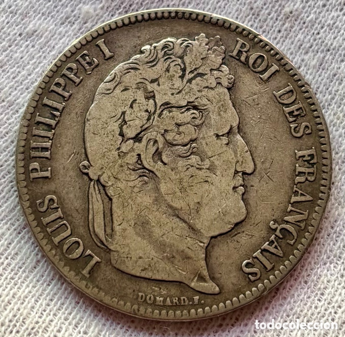 Monedas antiguas de Europa: Moneda PLATA FRANCIA 5 Francos 1835-A. Francs