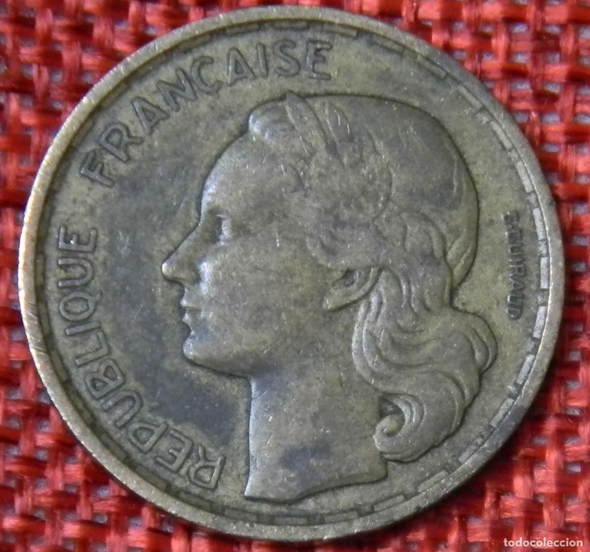 Monedas antiguas de Europa: Francia France - 20 francs del a&ntilde;o 1950 B - KM# 916 / 917