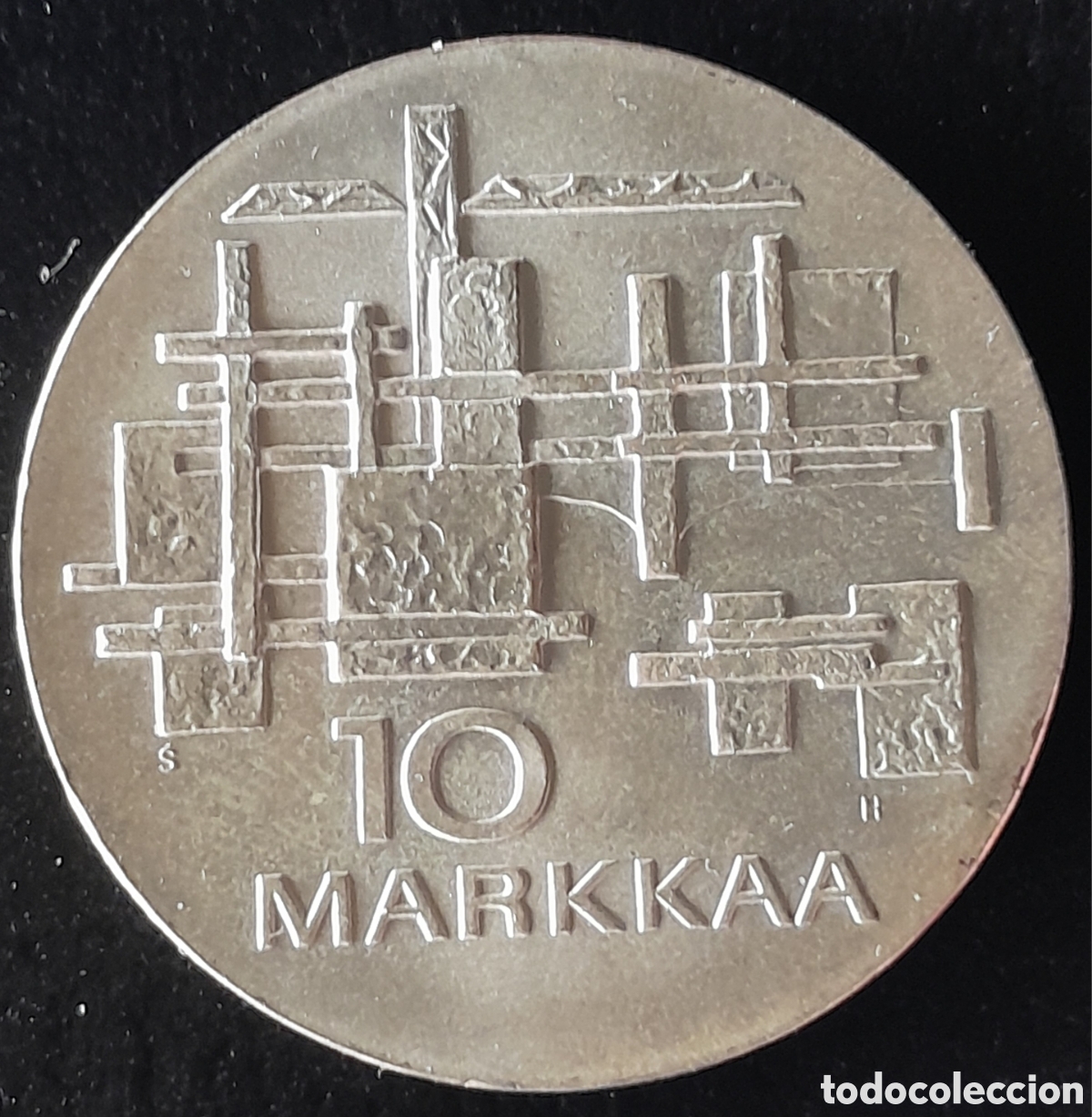 Monedas antiguas de Europa: Finlandia ,Moneda 10 Markkaa Plata 1967