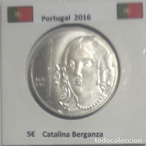 Monedas antiguas de Europa: 5 euros Portugal 2016 D. Catarina de Bragan&ccedil;a cu/ni
