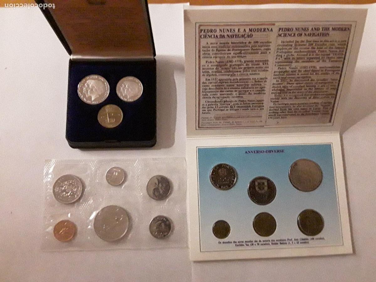 Monedas antiguas de Europa: LOTE PORTUGAL A&Ntilde;O 1989 + CANADA A&Ntilde;O 1980 + ESTUCHE OFIAL HOLANDA A&Ntilde;O 1980.