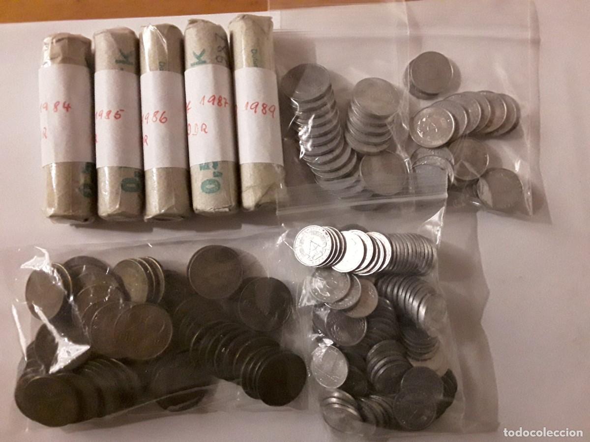 Monedas antiguas de Europa: ALEMANIA ORIENTAL - LOTE VARIOS CIENTOS DE MONEDAS SURTIDAS.