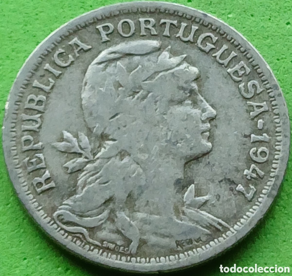 Monedas antiguas de Europa: Portugal 50 centavos 1947 km#577