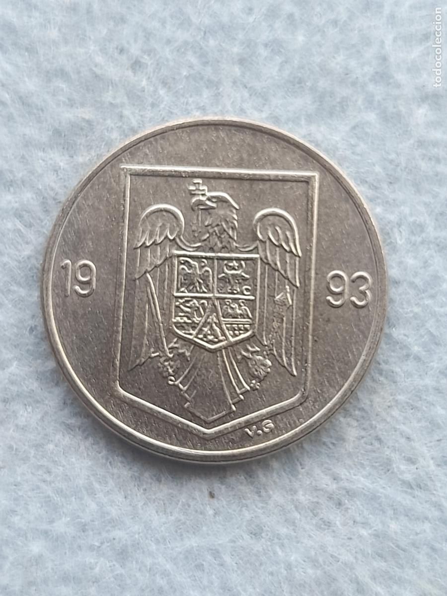 Monete antiche di Europa: Ruman&iacute;a. 10 Lei. A&ntilde;o 1993. Sin circular.