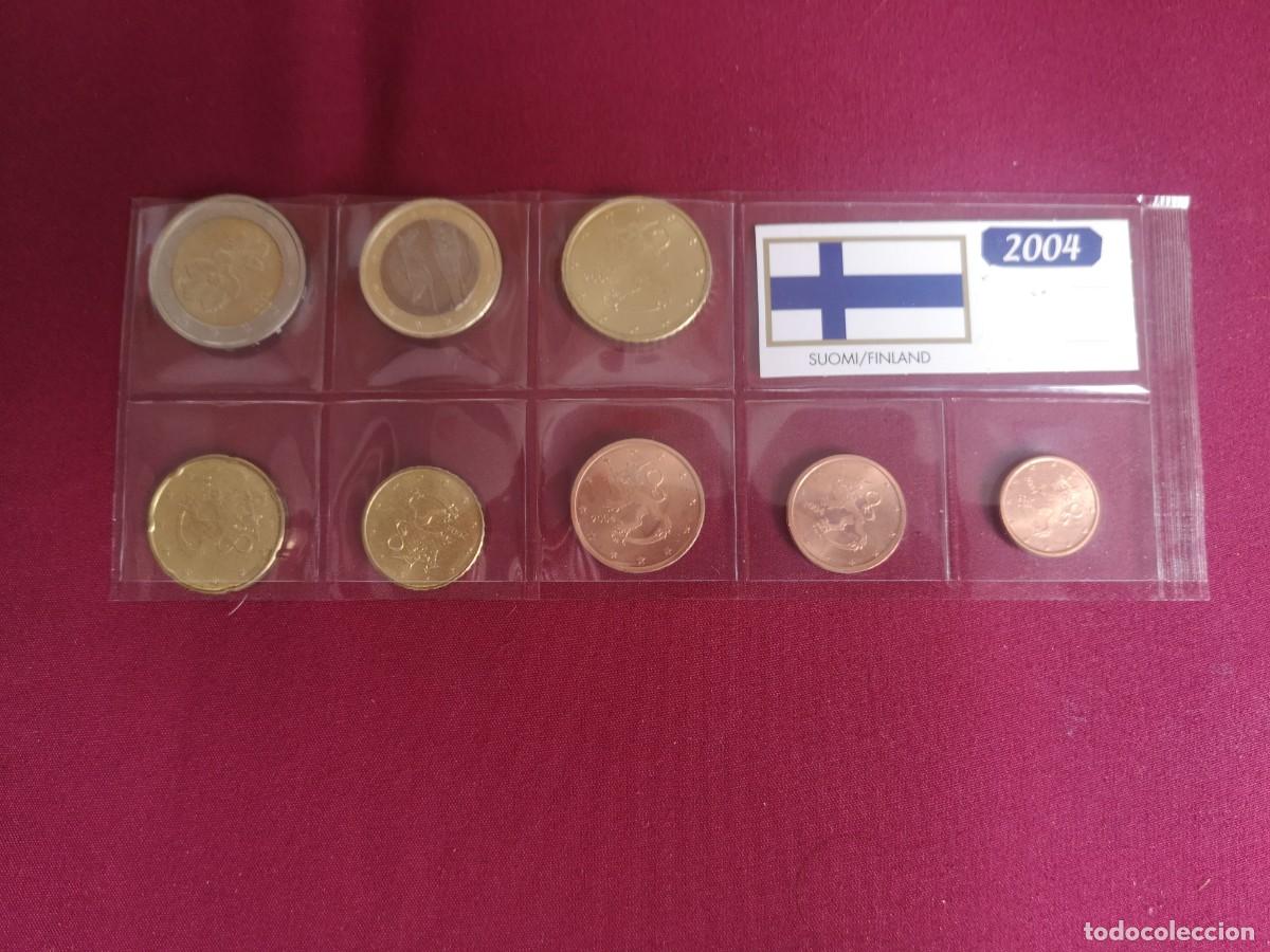 Monete antiche di Europa: FINLANDIA 2004 COLECCION EUROS 8 MONEDAS