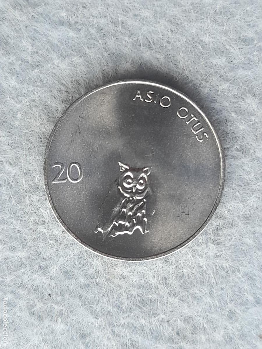 Monnaies anciennes de Europe: Eslovenia. 20 Stotinov. A&ntilde;o 1993. Sin circular.