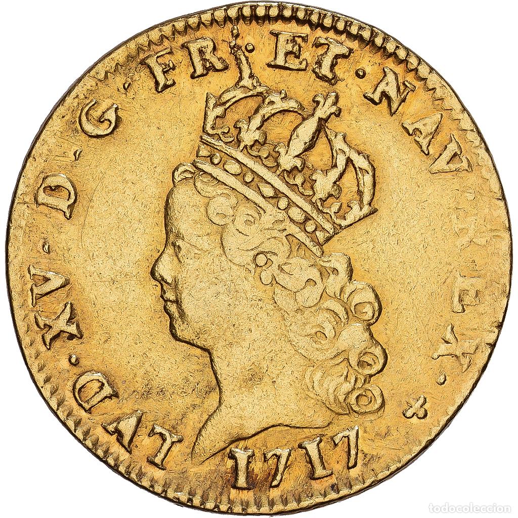 Monedas antiguas de Europa: [#1203166] Francia, Louis XV, louis d'or de Noailles, 1717, Paris, Oro, MBC, KM:428.1