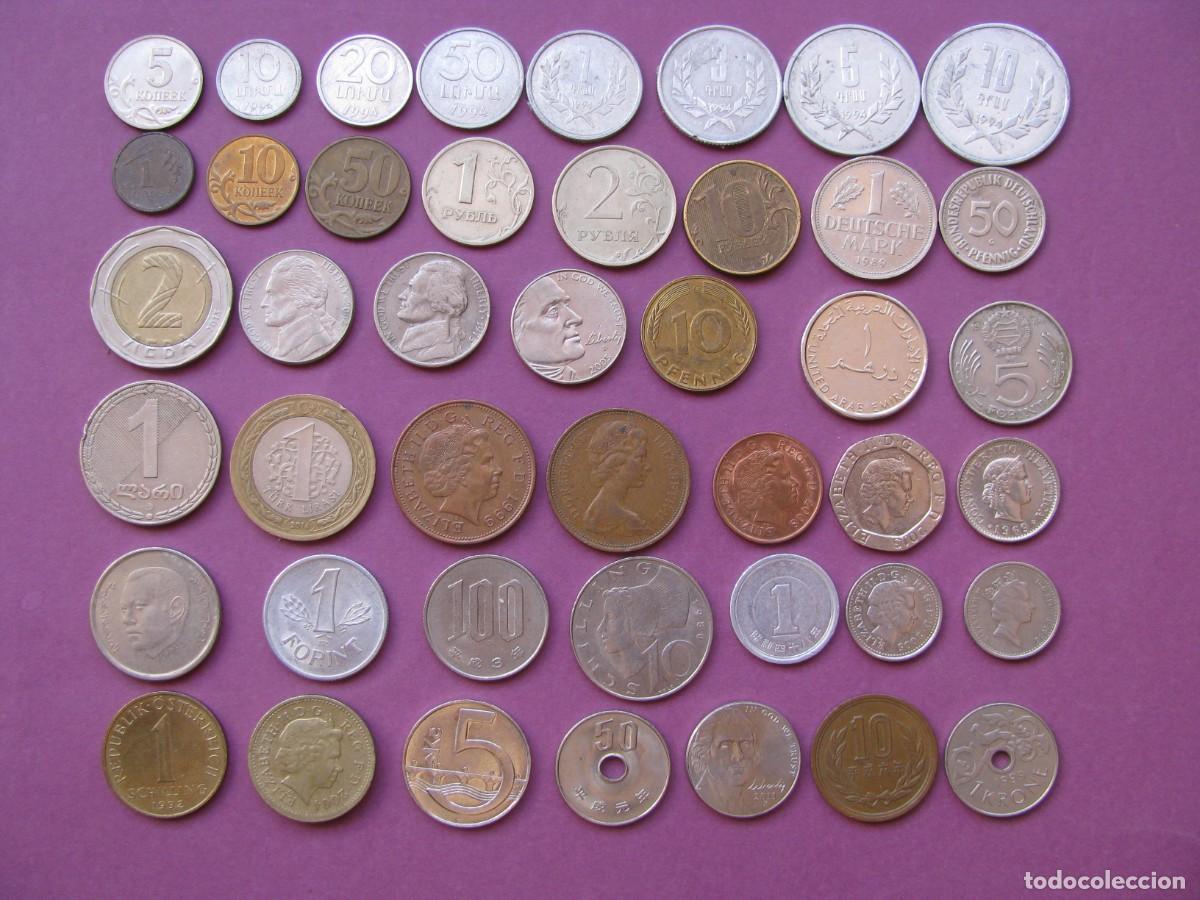 Monedas antiguas de Europa: LOTE DE MONEDAS EXTRANJERAS. VARIAS EPOCAS Y PAISES. ALGUNAS DE CIRCULACION ACTUAL.