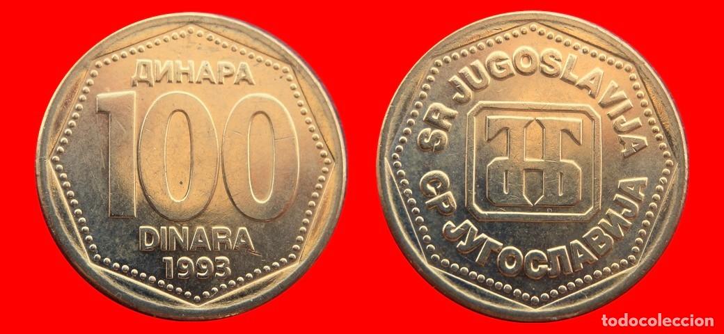 Monedas antiguas de Europa: 100 DINARES 1993 SIN CIRCULAR YUGOSLAVIA-9745SC