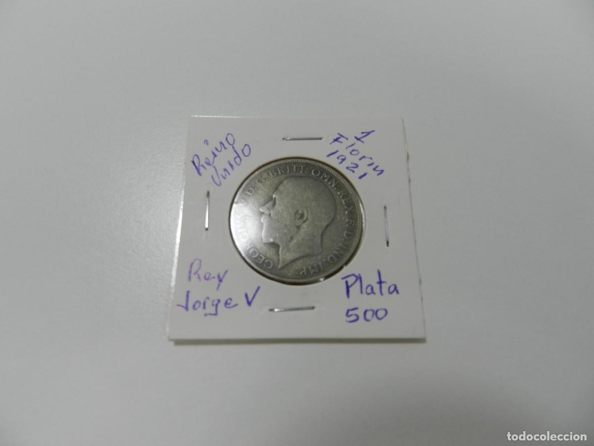 Monedas antiguas de Europa: 1 Flor&iacute;n 1921 Reino Unido