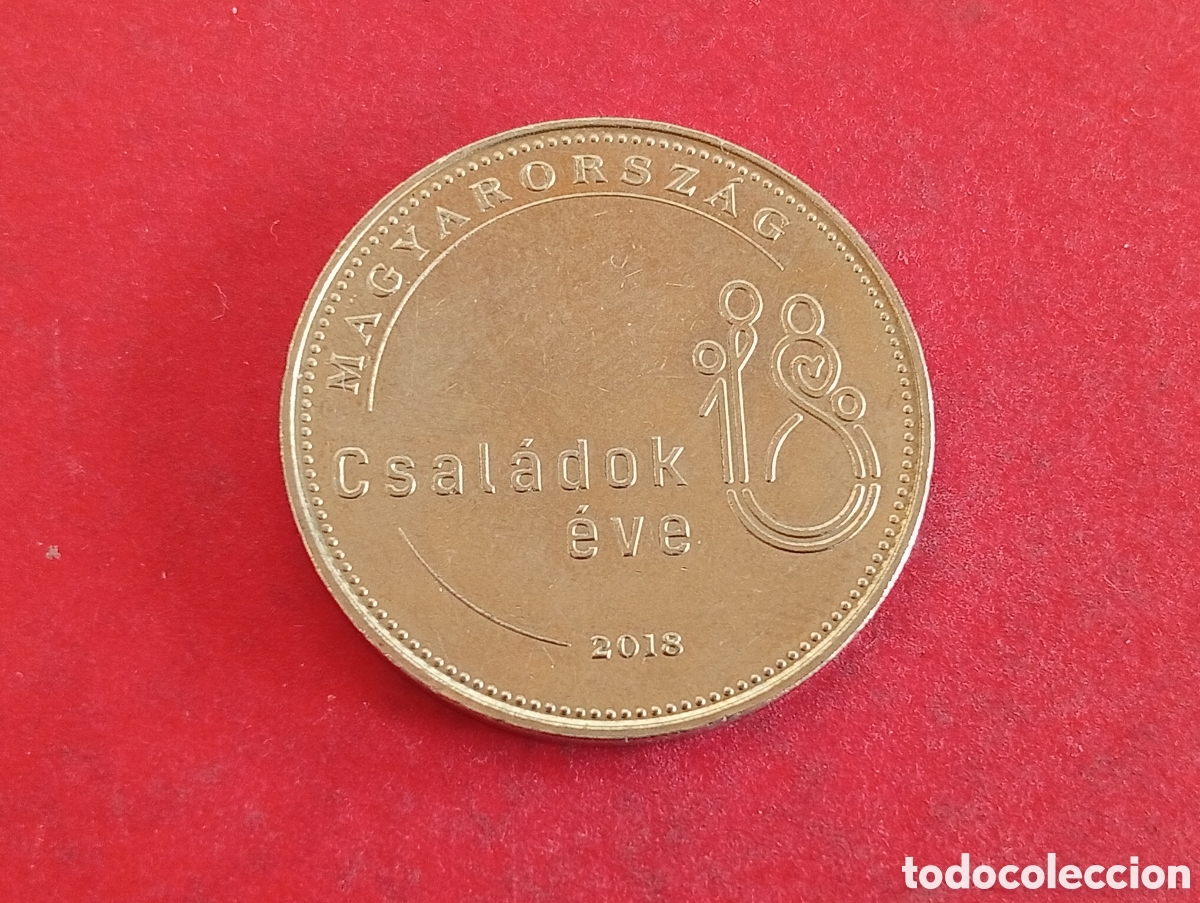 Monedas antiguas de Europa: 50 forint de Hungr&iacute;a 2018 conmemorativa